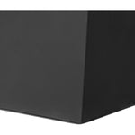 Koto Black Concrete Planter