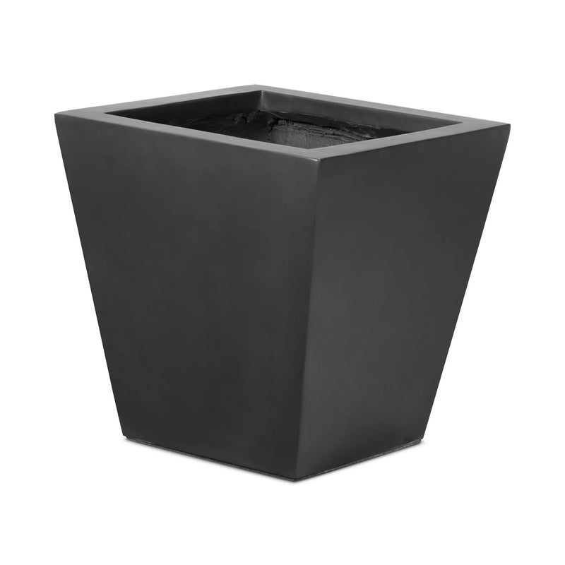 Koto Black Concrete Planter