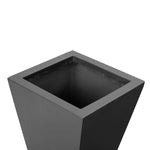 Koto Black Concrete Planter
