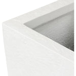 Koto Textured White Concrete Planter