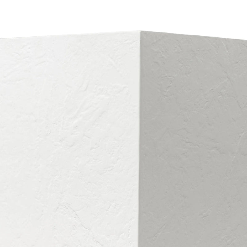 Koto Textured White Concrete Planter