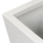 Koto Textured White Concrete Planter