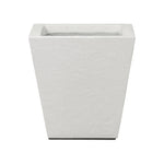 Koto Textured White Concrete Planter