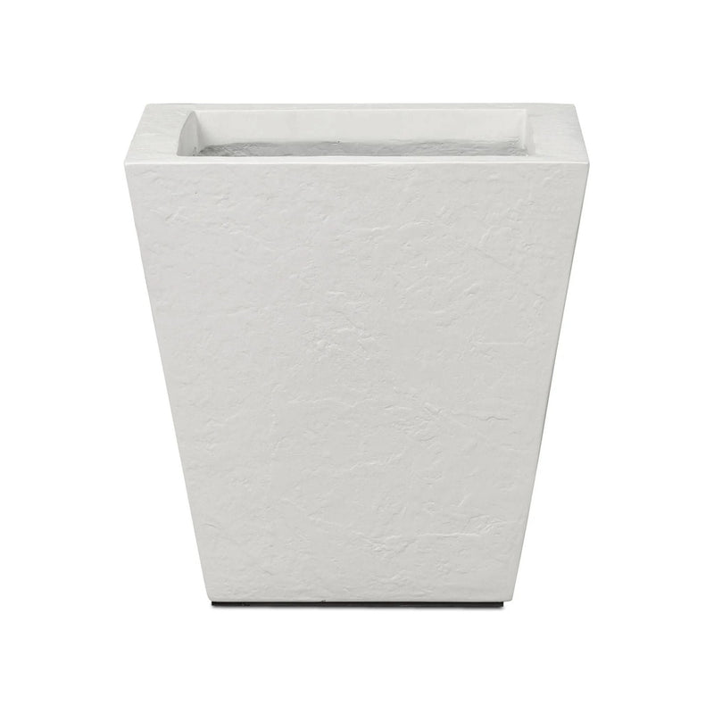 Koto Textured White Concrete Planter