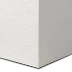 Koto Textured White Concrete Planter