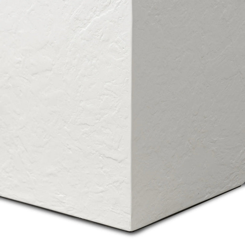 Koto Textured White Concrete Planter