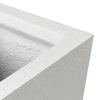 Koto Textured White Concrete Planter