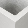 Koto Textured White Concrete Planter