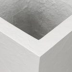 Koto Textured White Concrete Planter