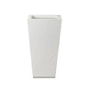 Koto Textured White Concrete Planter