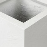 Koto Textured White Concrete Planter