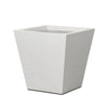 Koto Textured White Concrete Planter