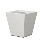 Koto Textured White Concrete Planter