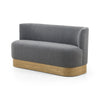 Krista Knoll Charcoal Dining Bench | ready to ship!