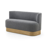 Krista Knoll Charcoal Dining Bench | ready to ship!