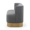 Krista Knoll Charcoal Dining Bench | ready to ship!