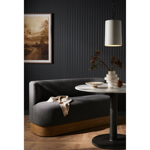 Krista Knoll Charcoal Dining Bench | ready to ship!