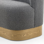 Krista Knoll Charcoal Dining Bench | ready to ship!