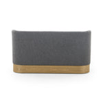 Krista Knoll Charcoal Dining Bench | ready to ship!