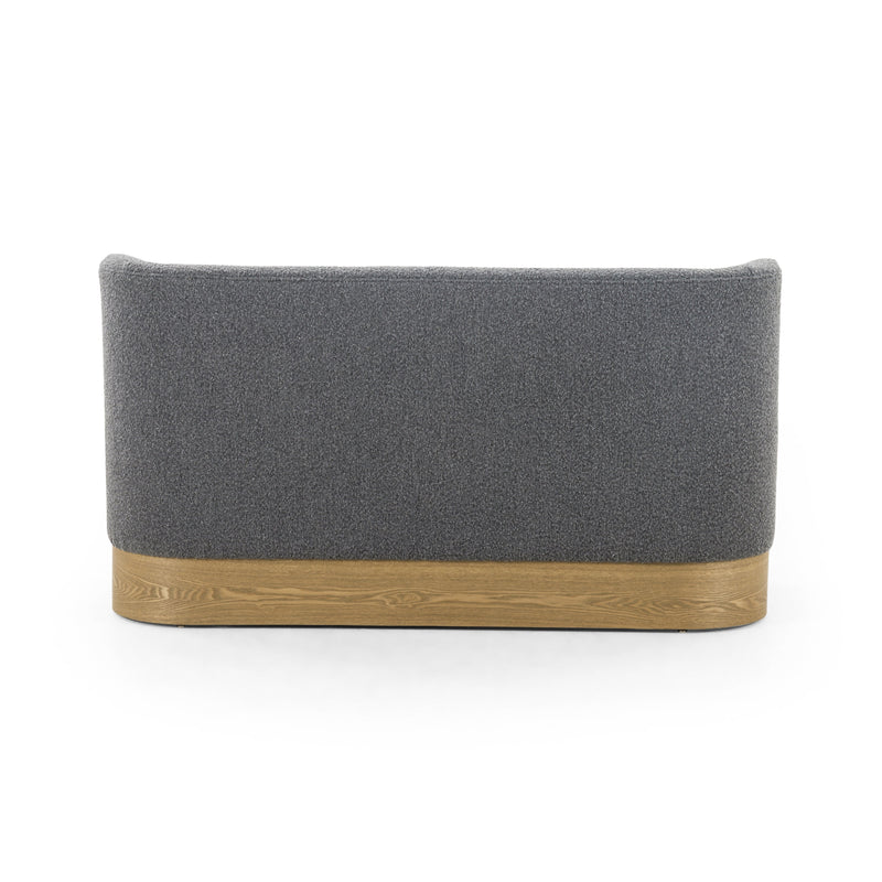 Krista Knoll Charcoal Dining Bench | ready to ship!