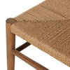Ladder Textured Natural  Back Outdoor Dining Chair | ready to ship!