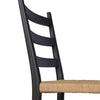 Ladder Textured Natural Back Outdoor Dining Chair | ready to ship!
