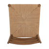 Ladder Textured Natural  Back Outdoor Dining Chair | ready to ship!