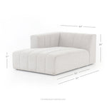 Langham Napa Sandstone Left Chaise | ready to ship!