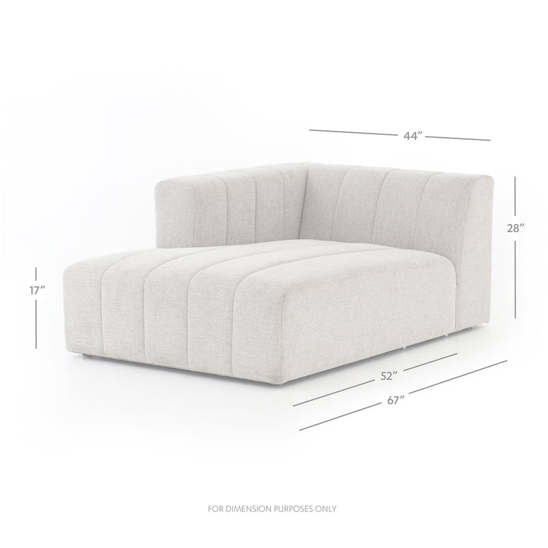 Langham Napa Sandstone Left Chaise | ready to ship!