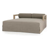 Laskin Washed Brown Outdoor Daybed | ready to ship!