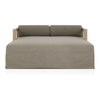 Laskin Washed Brown Outdoor Daybed | ready to ship!