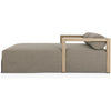 Laskin Washed Brown Outdoor Daybed | ready to ship!