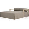 Laskin Washed Brown Outdoor Daybed | ready to ship!