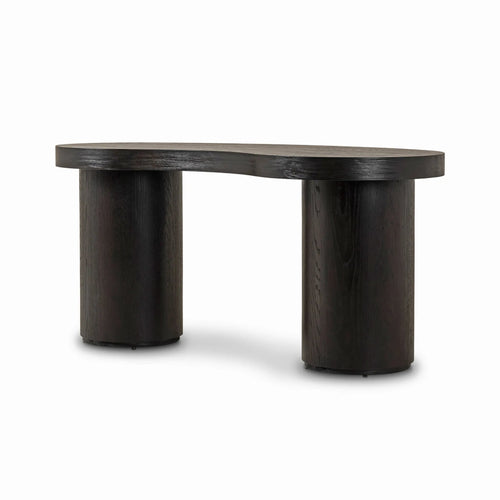 Leeds Ebony Veneer Desk | ready to ship!