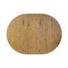 Leif Aged Natural Oak Veneer 60" Round Extension Dining Table | shipping 08/24/2025