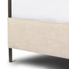 Leigh Palm Ecru Canopy Bed
