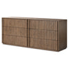 Leo Rustic Grey 6 Drawer Dresser | shipping 6/3/2025
