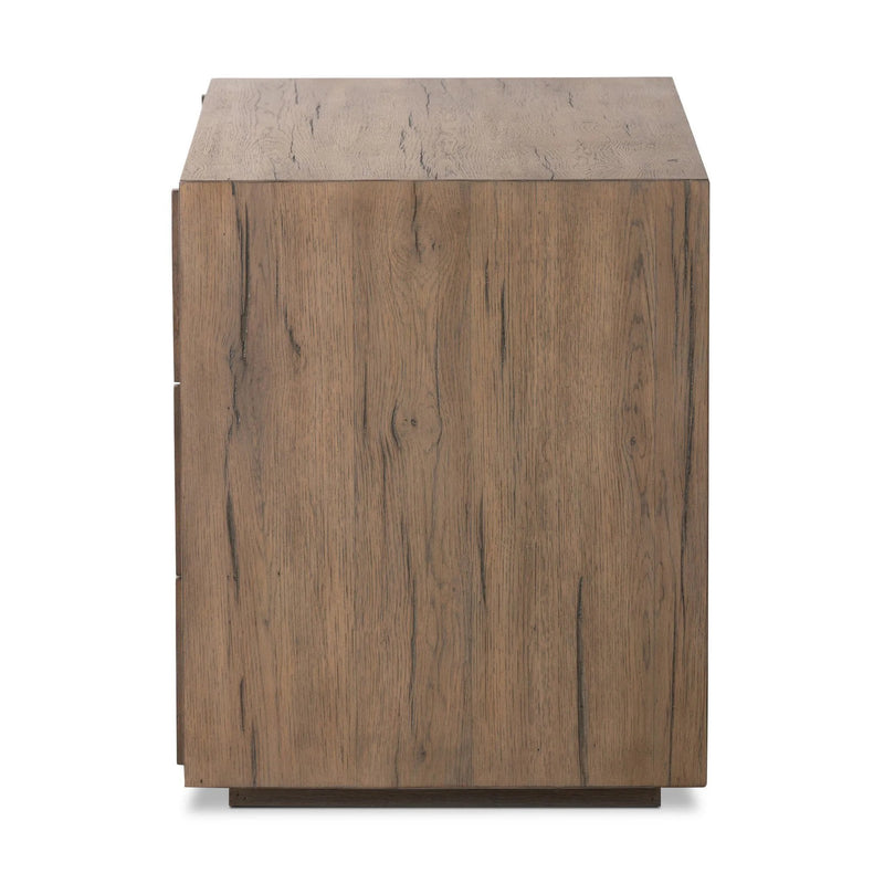 Leo Rustic Grey Nightstand | ready to ship!