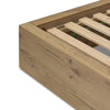 Leo Rustic Light Natural Oak Bed