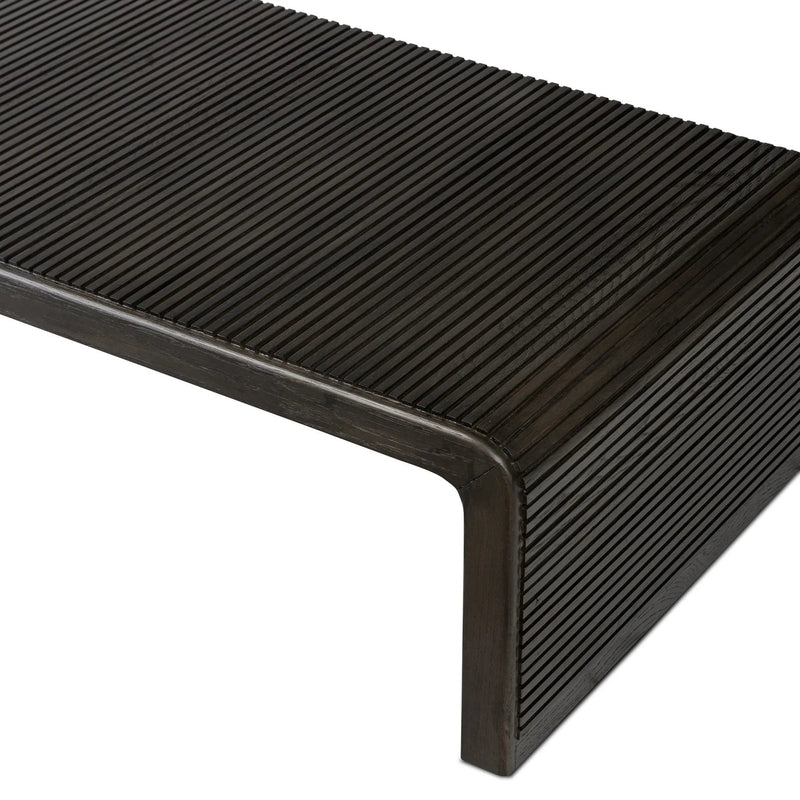 Leo Smoked Black Coffee Table | ready to ship!
