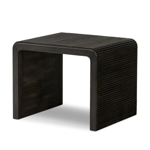 Leo Smoked Black End Table | ready to ship!