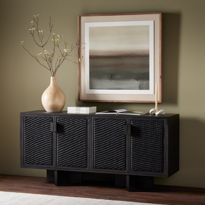 Levon Black Pine Sideboard | shipping 5/26/2025