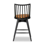 Lewis Black Counter Swivel Stool with Cushion | ready to ship!