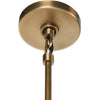 Linus Aged Brass Iron Chandelier | shipping 7/30/2025