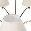 Linus Aged Brass Iron Chandelier | shipping 7/30/2025