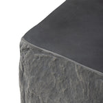 Lucius Smooth Black Concrete End Table | shipping 7/10/2025