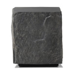 Lucius Smooth Black Concrete End Table | shipping 7/10/2025