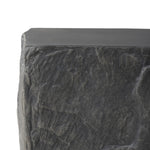 Lucius Smooth Black Concrete End Table | shipping 7/10/2025
