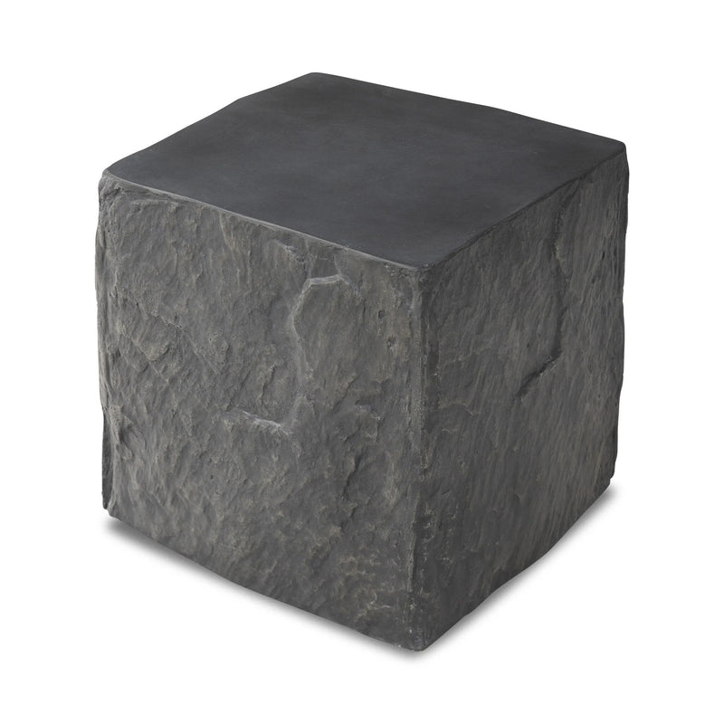 Lucius Smooth Black Concrete End Table | shipping 7/10/2025