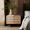 Luella Large Nightstand- Matte Alabaster | ready to ship!